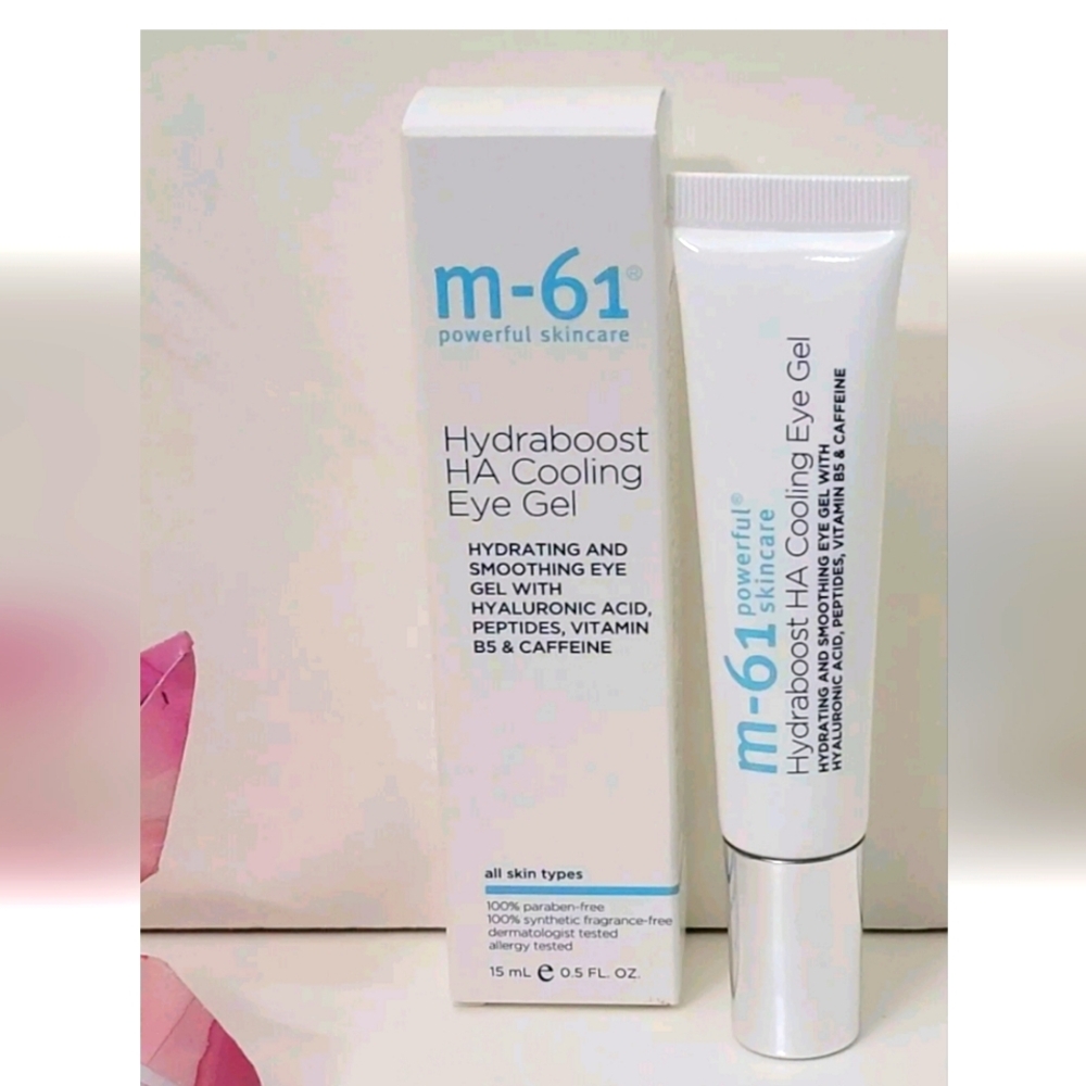 m-61 Powerful Skincare Hydraboost HA Cooling Eye Gel 15ml / 0.5 oz NEW IN BOX